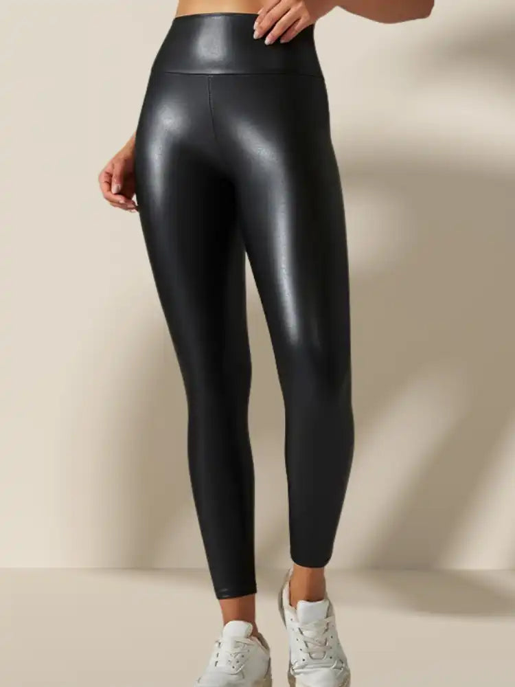 Legging Simili Cuir Push-up Sculptant