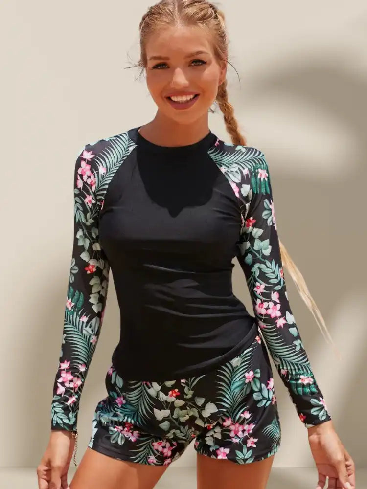 Maillot de Bain Gainant Manches Longues