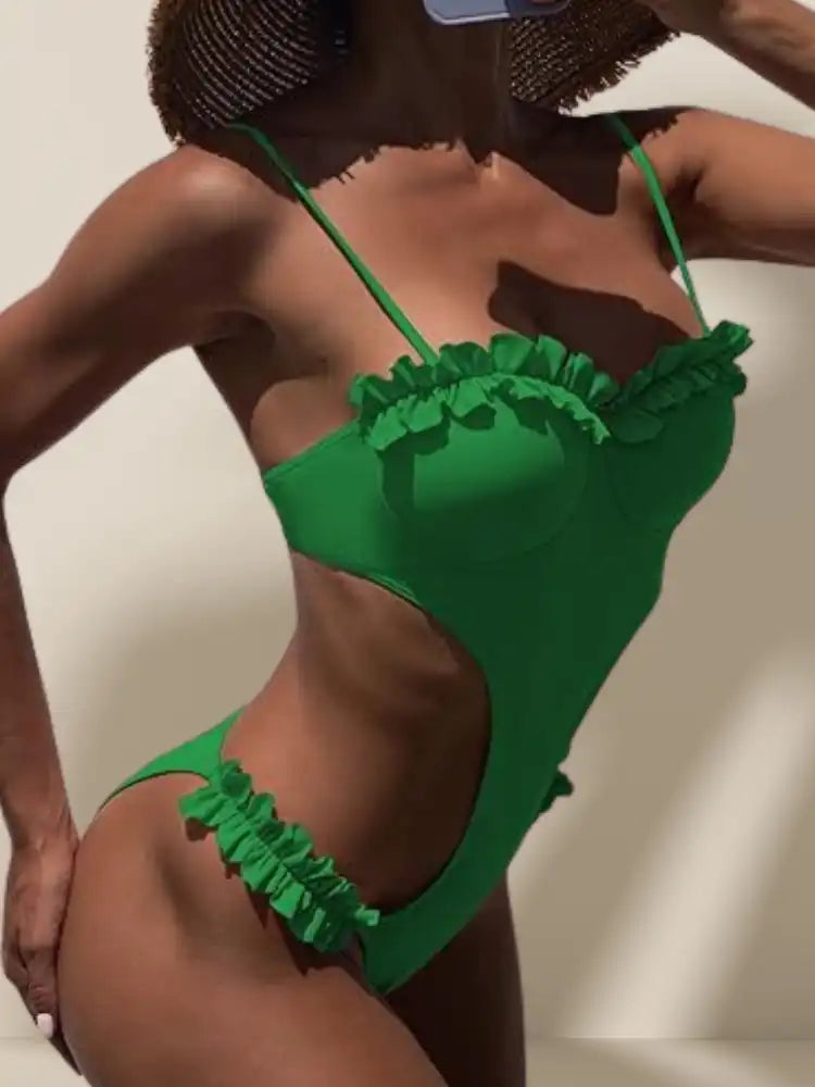 Maillot de Bain Monokini Push Up