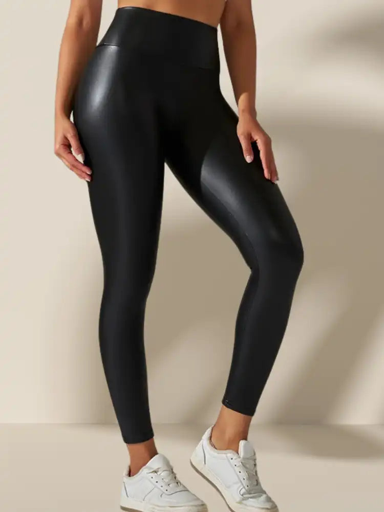 Legging Simili Cuir Push-up Sculptant