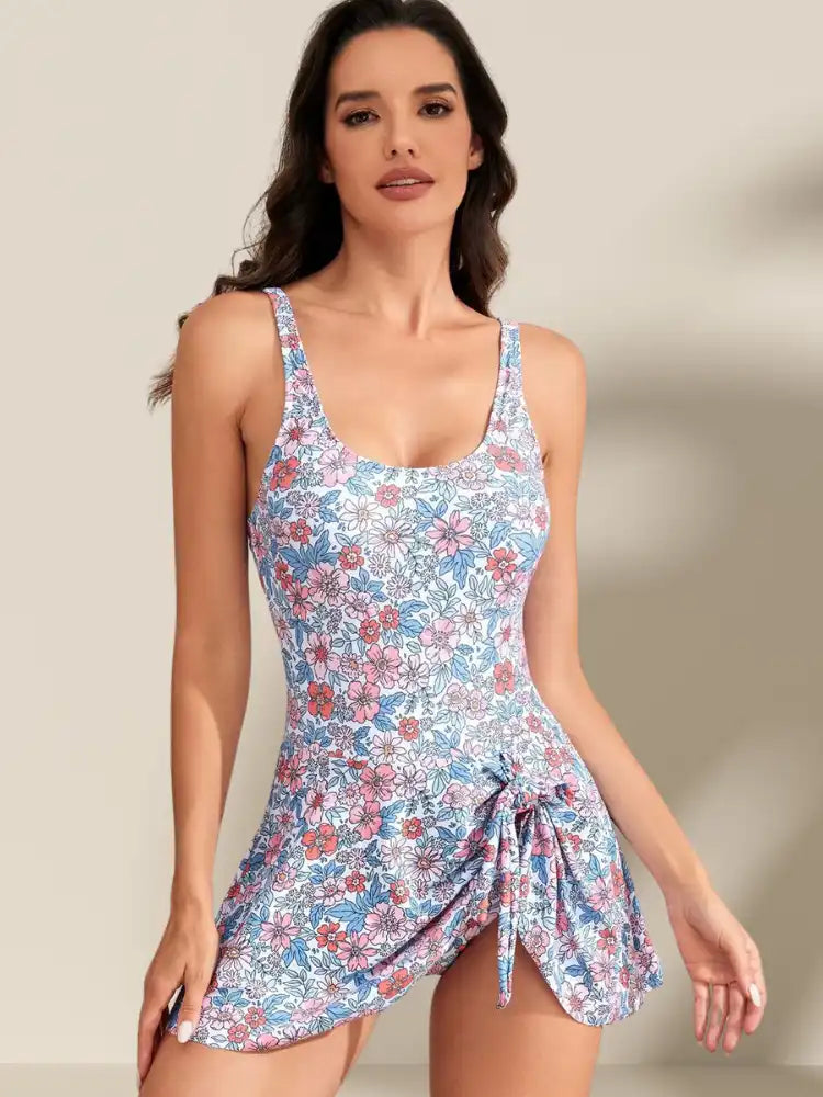 Maillot De Bain Robe Fleuri