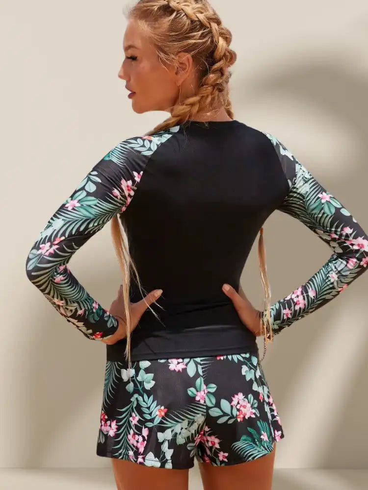 Maillot de Bain Gainant Manches Longues