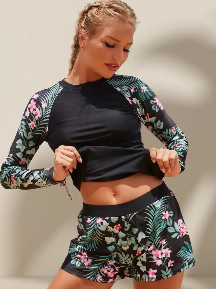 Maillot de Bain Gainant Manches Longues