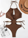 Monokini Marron