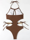 Monokini Marron