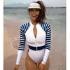 Maillot de Bain 1 Piece Manche Longue